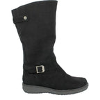 Women's Waldläufer Hoja 533904 165 001 Leather Nubuck Boots - Black