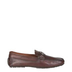 Men's Silver Street London Austin Leather Loafer Shoes - Brown