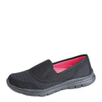 Women's DEK Reef Super Light Twin Elastic Gusset Slip-On Sneakers - Black
