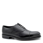 Men's Holborn Chelsea Capped Oxford Leather Shoes - Black