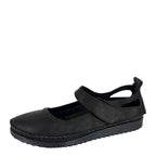 Women's Mod Comfys L948 Touch Fastening Soft Leather Shoes - Black