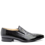 Men's VITELO Smart Leather Slip-On Loafer Shoes M 55 - Black