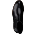 Women's Tamaris 1-25056-27 Chelsea Leather Ankle Boots - Black 003