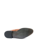 Men's VITELO Tassel Polished Leather Loafer Shoes TS 460 - Tan