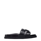 Women's HÖGL 3-100810 Gemma Slide Leather Mule Sandals HO 81 - Black 0100