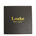 Men's Loake Henry Leather Belts - Mahogany 36"