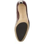 Women's Högl Studio 80 Closed Pump Leather Court Shoes HO 33 - Port Wine 8500