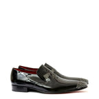 Men's VITELO Patent Leather Slip-On Shoes M 40 - Black Patent