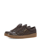 Men's Mephisto Rainbow Lace-Up Leather Shoes - Dark Brown