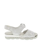 Women's Waldläufer Ranger K-Nelly 650002114 Leather Sandals - Grey Cement