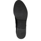 Women's Tamaris 1-25346-21 Stud Chelsea Leather Ankle Boots K 6 - Black