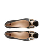 Women's HÖGL 4-104034 Posh Patent Leather Pump Court Shoes HO 84 - Black