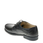 Men's Luca Mancini Extra Wide Fitting Soft Leather Lace-Up Shoes LM2 - Black