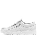 Men's Mephisto Rainbow Lace-Up Leather Shoes - White