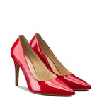 Women's HÖGL 3-189004 Boulevard 90 Closed-Toe Pump Court Shoes HO 16 - Red 4000