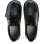 Boy's Kickers Kick Lo Classic Junior Lace-Up Shoes - Black