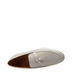 Men's Eye Smart Tassel Leather Loafers PC 14 - White