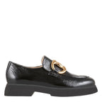 Women's HÖGL Fred 4-101610-0100 Chunky Penny Loafer Shoes - Black