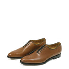 Men's Berwick 1707 Premium Grade Oxford 2585 Goodyear Welted Leather Shoes M 56 - Tan