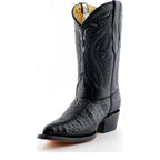 Women's Grinders Indiana Western Mid-Calf Leather Cowboy Boots - Black