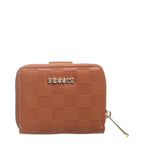 Women's Bessie Small Checkerboard Wallets BP1390 - Tan