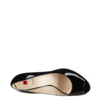 Women's HÖGL 1-10 9804 Open-Toe Pump Court Shoes HO 63 - Black 0100