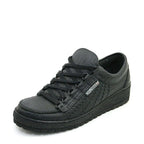 Men's Mephisto Rainbow Lace-Up Leather Shoes - Black