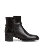 Women's Tamaris 1-25017-41 Leather Ankle Boots K 12 - Black