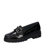 Women's Waldläufer 723508 143 001 H-Serena Patent Leather Loafer Shoes - Black
