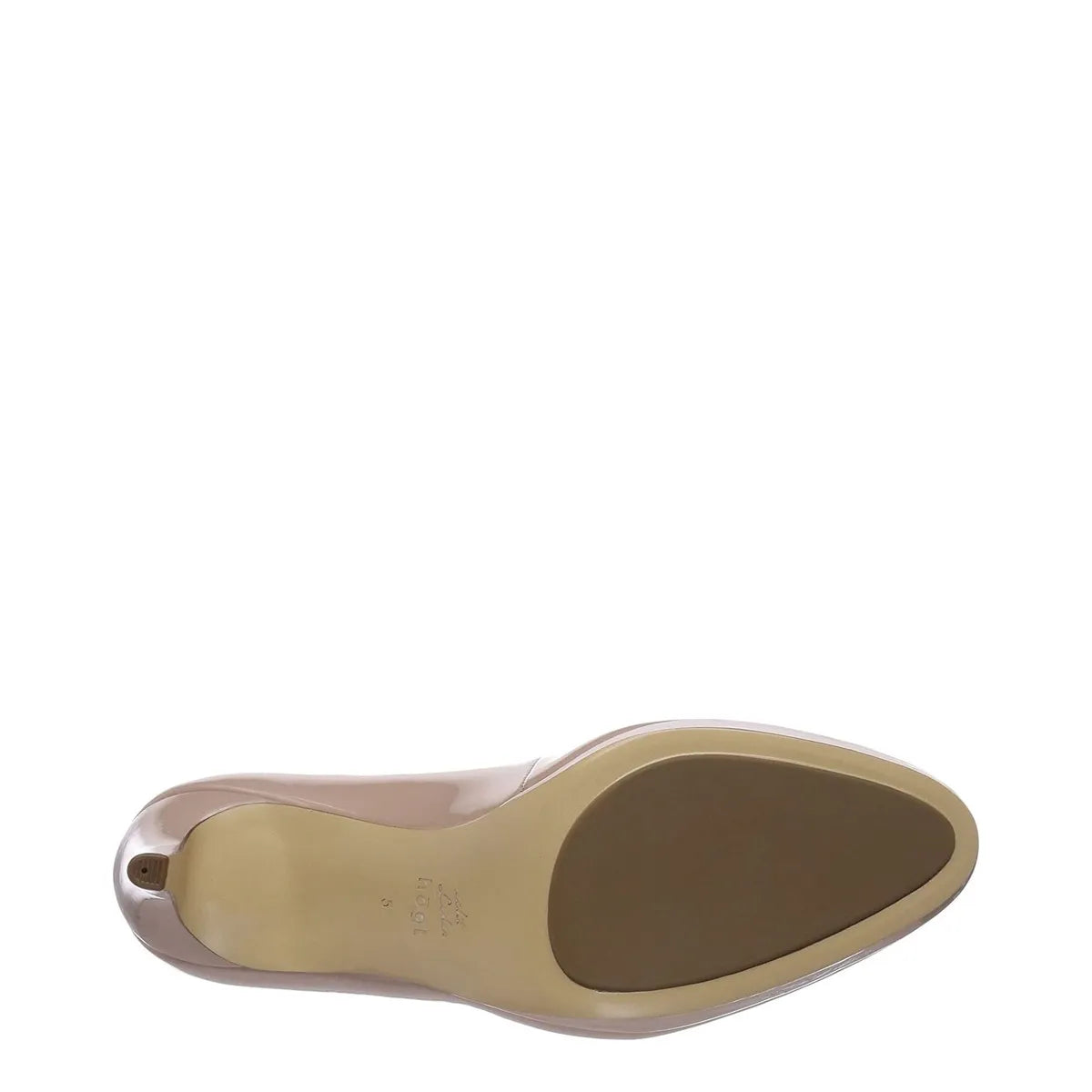 Women&#39;s Högl Studio 80 Closed Pump Leather Court Shoes HO 33 - Nude Patent 0800