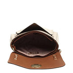 Women's BESSIE Logo Print Cross Body & Shoulder Hand Bags BW4727 - Brown