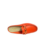 Women's John White Mocca Mocca Slip-On Leather Mules G 87 - Orange