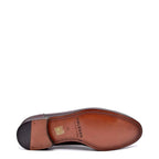 Men's Holborn Carnaby Premium Leather Tassel Loafer Shoes - Burgundy