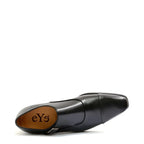 Men's EYE Classic Monk Leather Shoes M 52 - Black