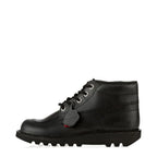 Boy's Kickers Kick Hi Classic Infant Lace-up Boots - Black