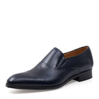 Men's EYE Plain Slip-On Toe Cap Leather Shoes TS 35 - Navy