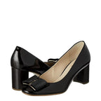 Women's HÖGL 4-10 5085 0100 Closed Toe Pump Shoes HO 38 - Black