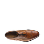 Men's Loake Buckingham Premium Brogue Leather Shoes - Tan