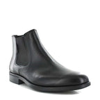 Men's Mephisto Colby Chelsea Leather Boots - Black