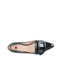 Women's Högl 8-102232 Essential Buckle Ballet Pump Shoes HO 73 - Black 0100
