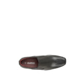 Boy's U.S.BRASS B501 Tram Twin Gusset Casual Loafer Shoes - Black