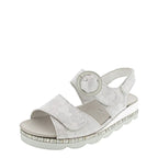 Women's Waldläufer Ranger K-Nelly 650002114 Leather Sandals - Grey Cement
