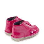 Girl's Kickers Kick Hi Classic Infant Dark Pink Boots