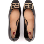Women's HÖGL Delila 0-174024 Pump Court Shoes HO 74 - Black Patent