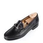 Men's Berwick 1707 Calf Leather Horse Bit Loafer Shoes 5605 M 41 - Black