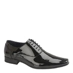 Men's Route 21 Oxford Blind 5 Eyelet Lace-Up Shoes M365AP - Black