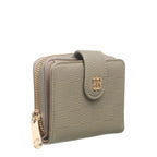 Women's Bessie Small Checkerboard Wallets BP1390 - Olive Green