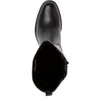 Women's Tamaris 1-25519-29 Leather Knee High Boots - Black