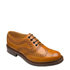 Men's Loake Edward Premium Country Brogue Shoes - Tan