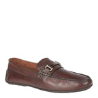 Men's Silver Street London Austin Leather Loafer Shoes - Brown